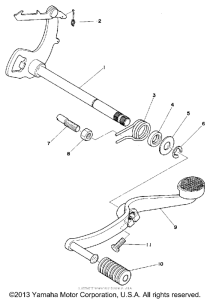 LB80IIHC Вал переключения