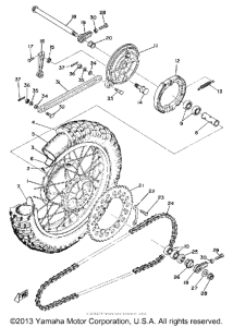  Переднее колесо