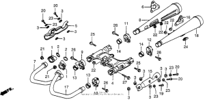 CX500 Глушитель