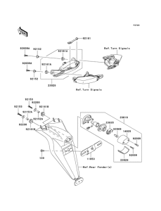 ZX1000 Taillight unit ass`y