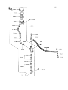 ZG1200 Задний торм цилиндр