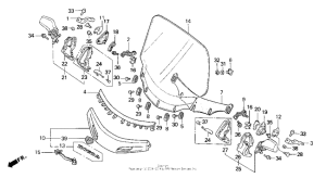 GL1500SE A windscreen