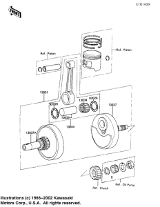 KL250 Вал коленчатый