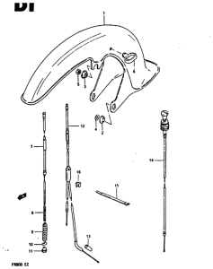FR80 Переднее крыло