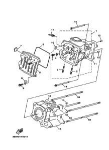 XF50 XF50X Головка цилиндров