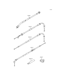ZX750 Clutch cable