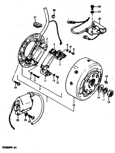 TS50 Flywheel magneto