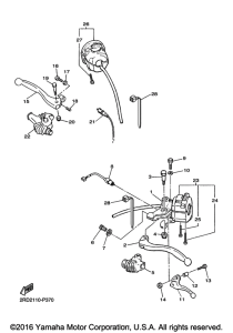 SR400 Рулевые переключатели