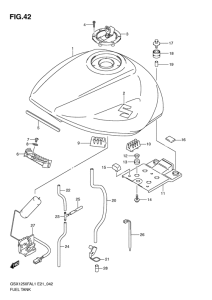 GSX1250 (ABS) Tank fuel