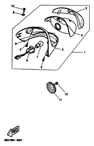 YH50 Taillight unit ass`y