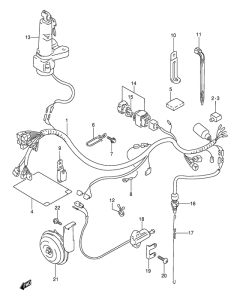 DR250 Жгут проводов
