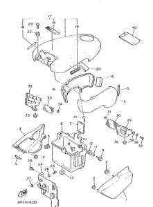 FZX750 Боковые обтекатели