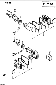 GSX250 Поворотники