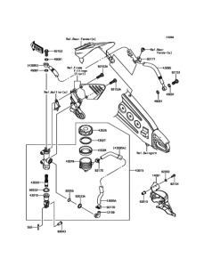ZX600 Задний торм цилиндр