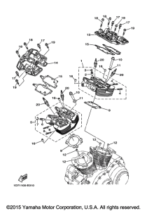 XV1900CU Головка цилиндров