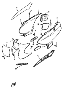 YM50 Боковая крышка