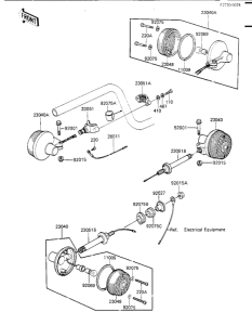 KZ1000 Поворотники