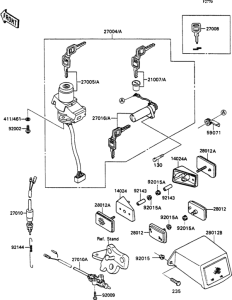ZX750 Ignition switch(1 / 2)
