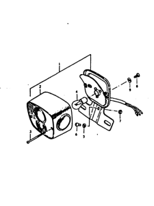 TS125 Задний комбинированный сигнал