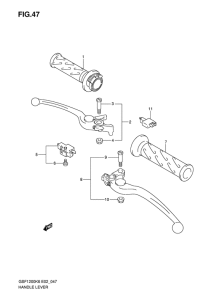 GSF1200S Рулевой рычаг