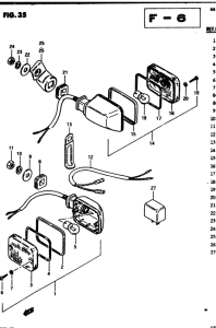 GSX250 Поворотники