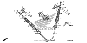  Распределительный вал и клапана