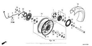  Переднее колесо