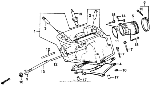GL650I Правая головка цилиндров