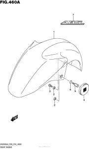 UH200 Front Fender (Uh200Al6 P28)