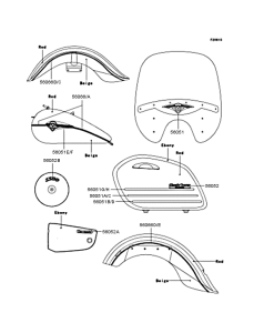 VN1500 Наклейки