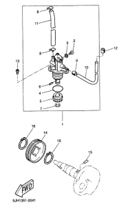 CW50 Масляный насос