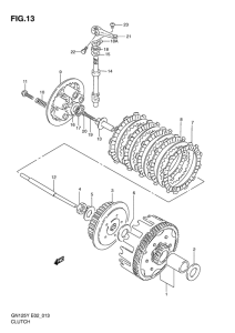 GN125 Бендикс