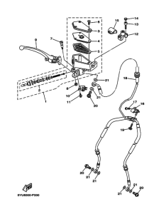 MT01 Передний тормозной цилиндр