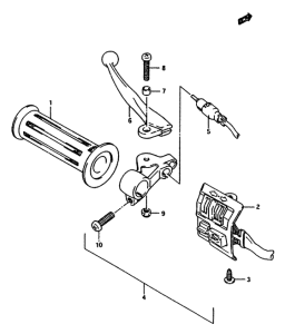 CP50 Left handle switchfor p02,p04,p16,p18,p25,p39,p41