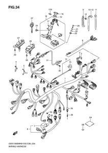 GSX1300BK Жгут проводов