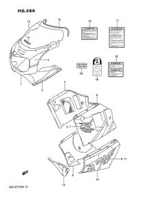 GSX-R1100 Cowling body