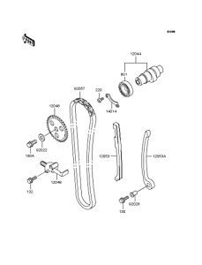BJ250 Распредвал