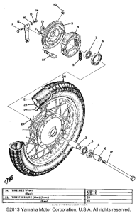 JT1 Переднее колесо