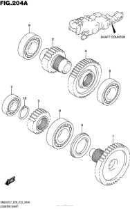 AN650Z Counter Shaft
