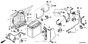 GL1800 (ABS) Аккумулятор
