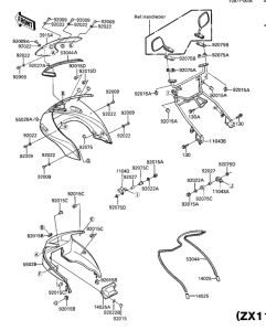 KZ1100 Обтекатель