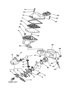 RZ125 Brktthermistor