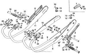 CB750 Глушитель