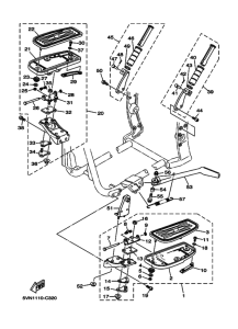XV1700AT XV17ATS Support & repose pied