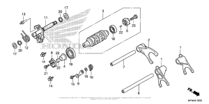 CB1000R Вилка переключения передач
