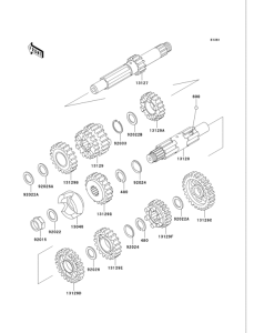 VN750 Трансмиссия