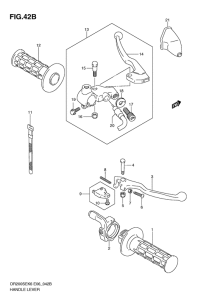 DR200 Рулевой рычаг