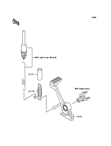 ZR1000 Педаль тормоза