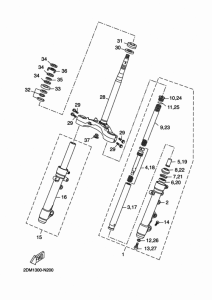 YP250R Управление