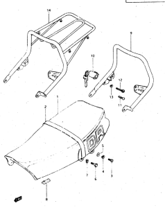 DR500 Пружина